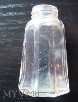 Szklana solniczka - pieprzniczka