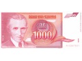Jugosławia - 1 000 dinarów (1992)