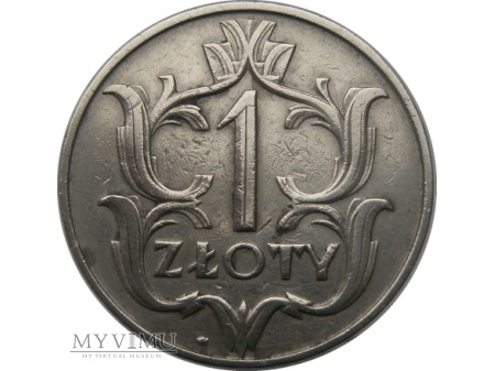 1 Złoty, 1929 rok.