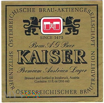 Duże zdjęcie kaiser premium austrian lager