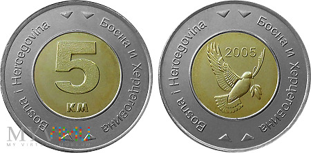 Duże zdjęcie 5 marek transferowych, 2005, moneta obiegowa