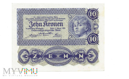 Austria - 10 koron, 1922r.