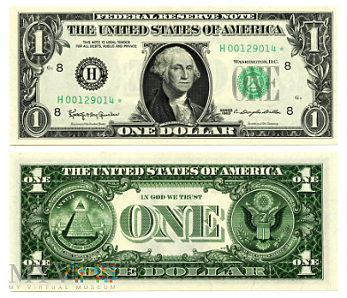 Duże zdjęcie 1 Dollar 1963 (H 00129014 *) seria zastępcza