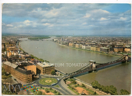 Duże zdjęcie Budapest - Most Łańcuchowy - 1968