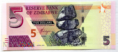 Zimbabwe 5 $ 2019
