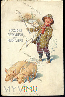 Świnka Noworoczna - pocz. XX wieku