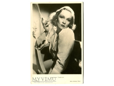 Duże zdjęcie Marlene Dietrich Ballerini Fratini Postcard 3866
