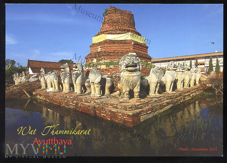 Thailand - Ayutthaya - Wat Thammikarat - 2011