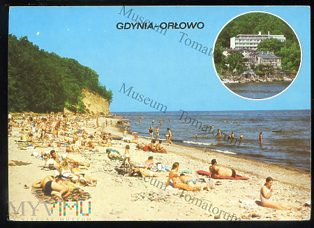 Gdynia Orłowo - Plaża, przystań rybacka - 1977