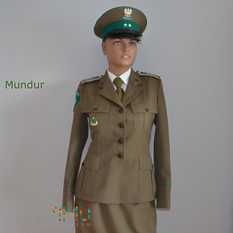 Mundur wyjściowy damski Straży Granicznej