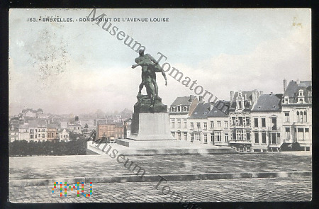 Brussels - Rondo Avenue Louise - 1902