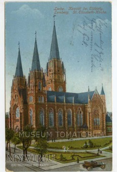 Duże zdjęcie Lwów - 1916 - Kościół św. Elżbiety