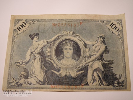Reischbanknote 100 Mark 1908r.