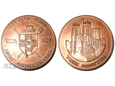 1900-lecie miasta York medal 1971