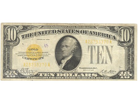 10 USD 1928 GOLD COIN