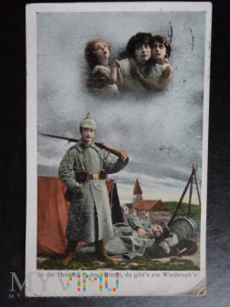 Duże zdjęcie Kartka Pocztowa - z lat I wojny