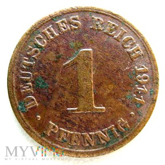 1 fenig 1911 r. Niemcy (Cesarstwo)
