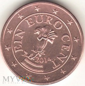 1 EURO CENT 2014
