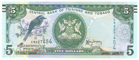 Trynidad i Tobago - 5 dolarów (2015)