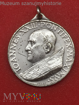 Medalik papież Jan XXIII