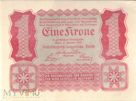 Austria - 1 korona (1922)