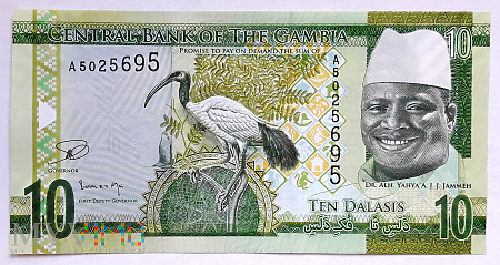 GAMBIA 10 dalasis 2015