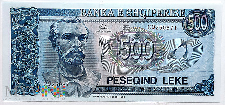 Albania 500 leke 1992