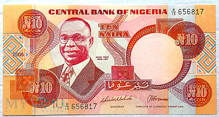 Nigeria 10 naira 2005