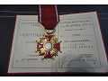 Złoty Krzyż Zasługi z legitymacją