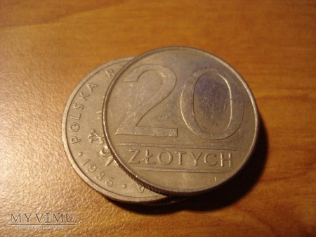 20 ZŁ zbiór 4 monet