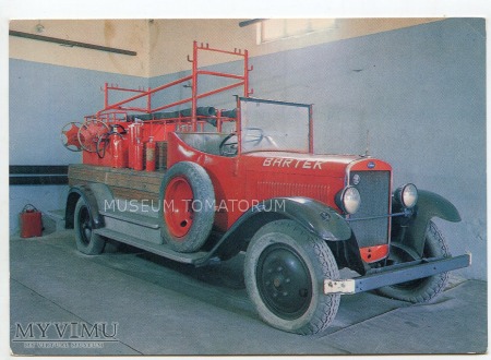 Czerwony samochód - Skoda 1917
