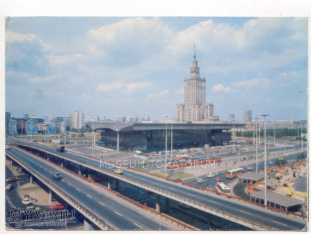 Duże zdjęcie W-wa - Dworzec Warszawa Centralna - 1987