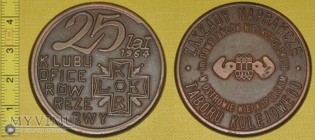 Medal kolejowy - społeczny KOR w ZNTK Ostrów Wlkp.