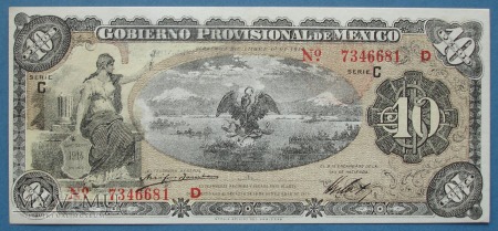 10 pesos 1914 r -Meksyk- Rewolucja