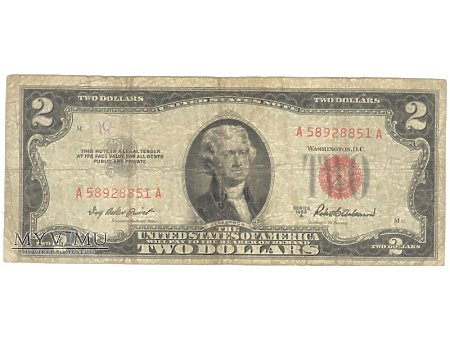 2 USD 1953 UNITED STATES NOTE
