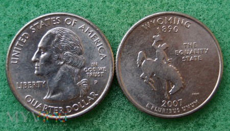 25 CENTS Wyoming 2007