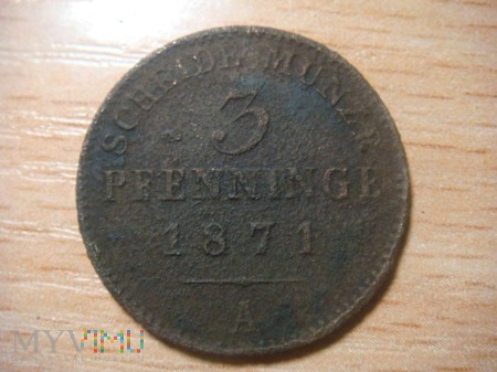 3 Pfenninge 1871 A