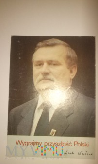 Duże zdjęcie pocztówka Wałęsa
