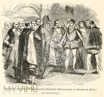 Przyjęcie posłów polskich w Paryżu 1573 r.