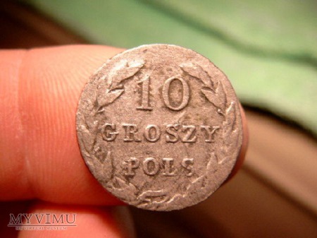 Moneta 10 groszy z 1830r.