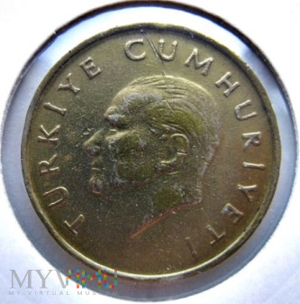 500 lir , 1990 r. Turcja