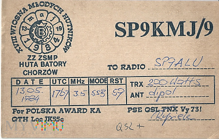 POLSKA-Chorzów-SP9KMJ-1984.a