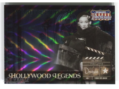 Marlene Dietrich karta kolekcjonerska nr 284