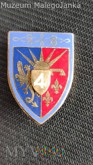 Pamiątkowa Odznaka 4 Pułku Kirasjerów_Francja
