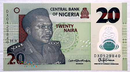 Nigeria 20 naira 2018