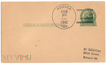 7.2a-Postal Card USA.1942