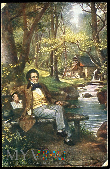Schubert tworzy na łonie natury - 1924