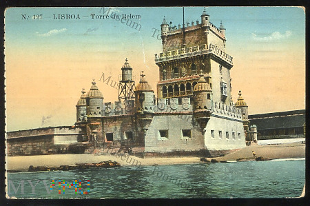 Lizbona - Torre de Belem - 1914