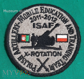 ISAF Afganistan X zmiana. 2011-2012