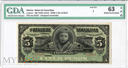 Meksyk 5 pesos 1902 r